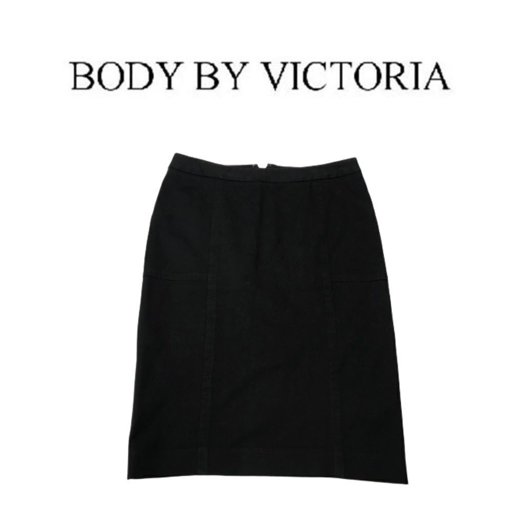 Body By Victoria Black Pencil Skirt  Sz 6